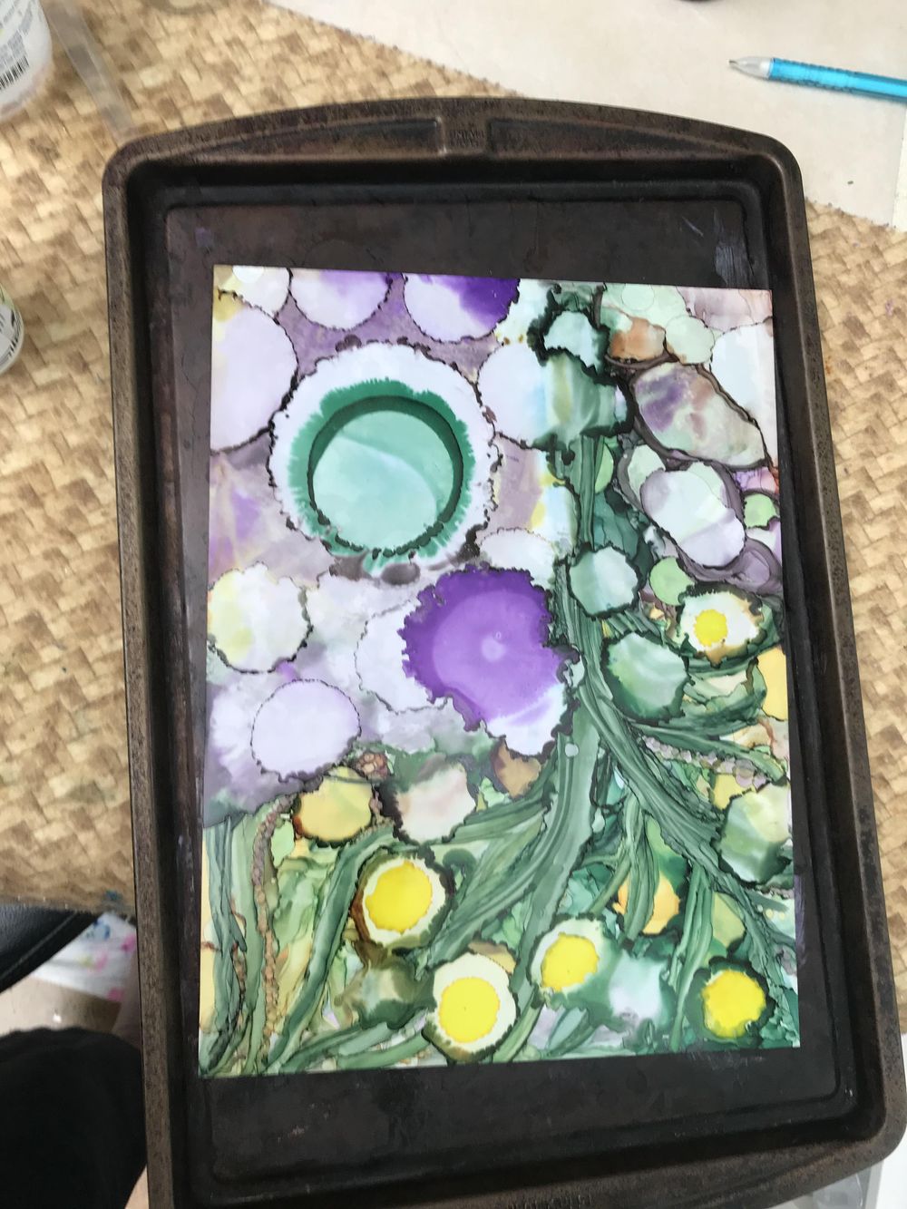 trying out alcohol inks. i love the process - image 1 - student project