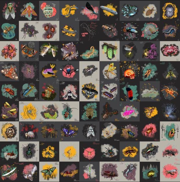 100 illustrated bugs! - image 1 - student project
