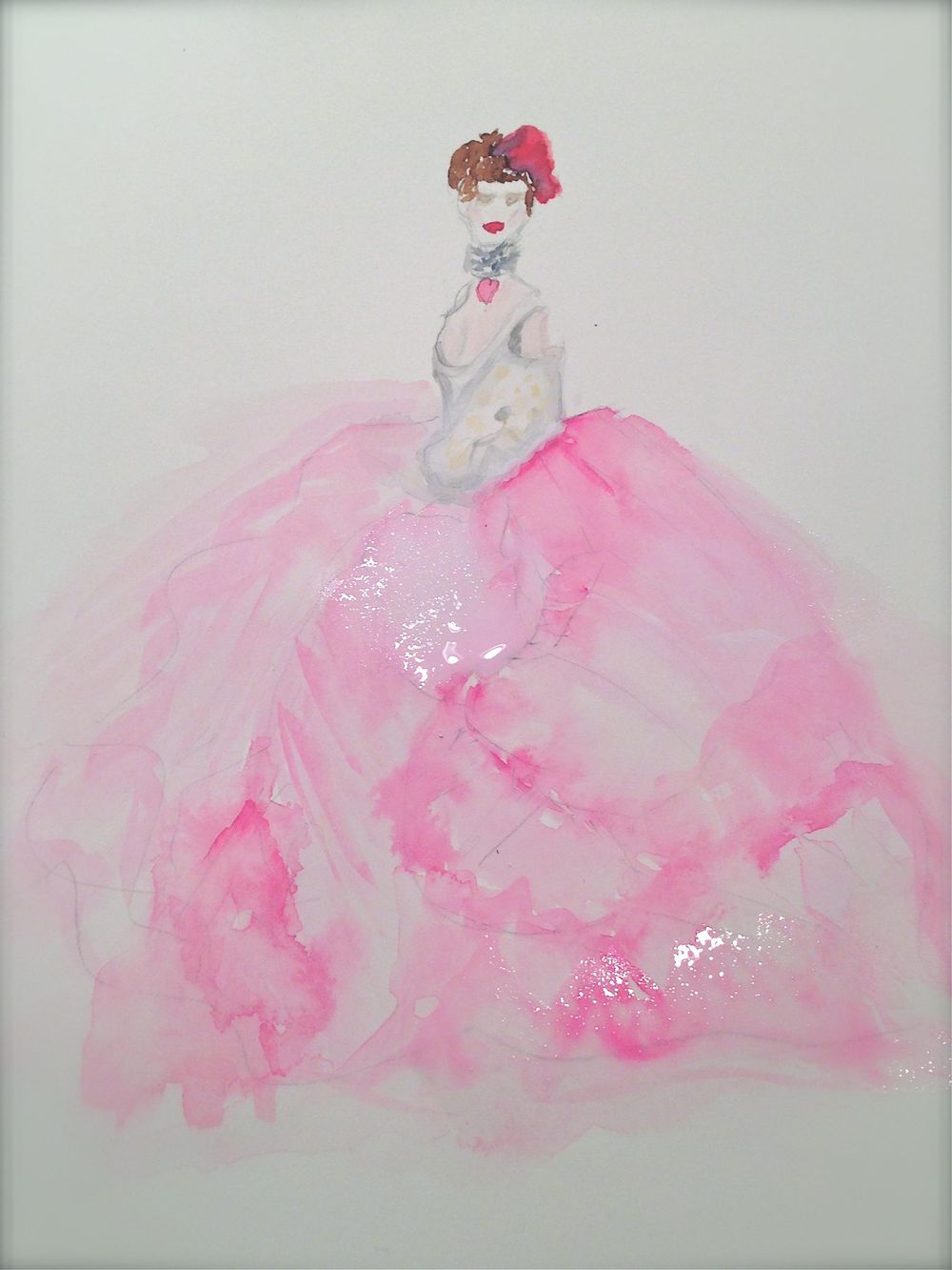 UPDATED WATERCOLOR - Inspiration Antoinette - image 4 - student project