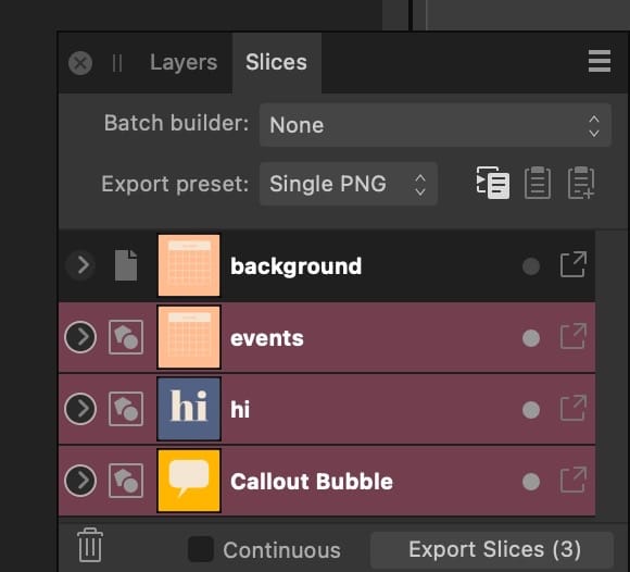 Using the Export Persona to Create Slices - image 4 - student project