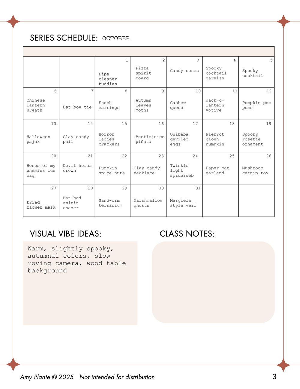 Halloween Craft Series Action Plan - image 2 - student project