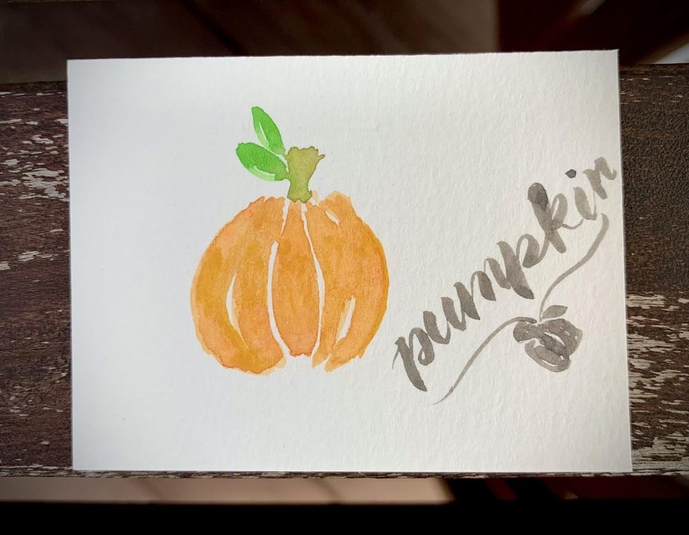 5 Fall Paintings - image 1 - student project