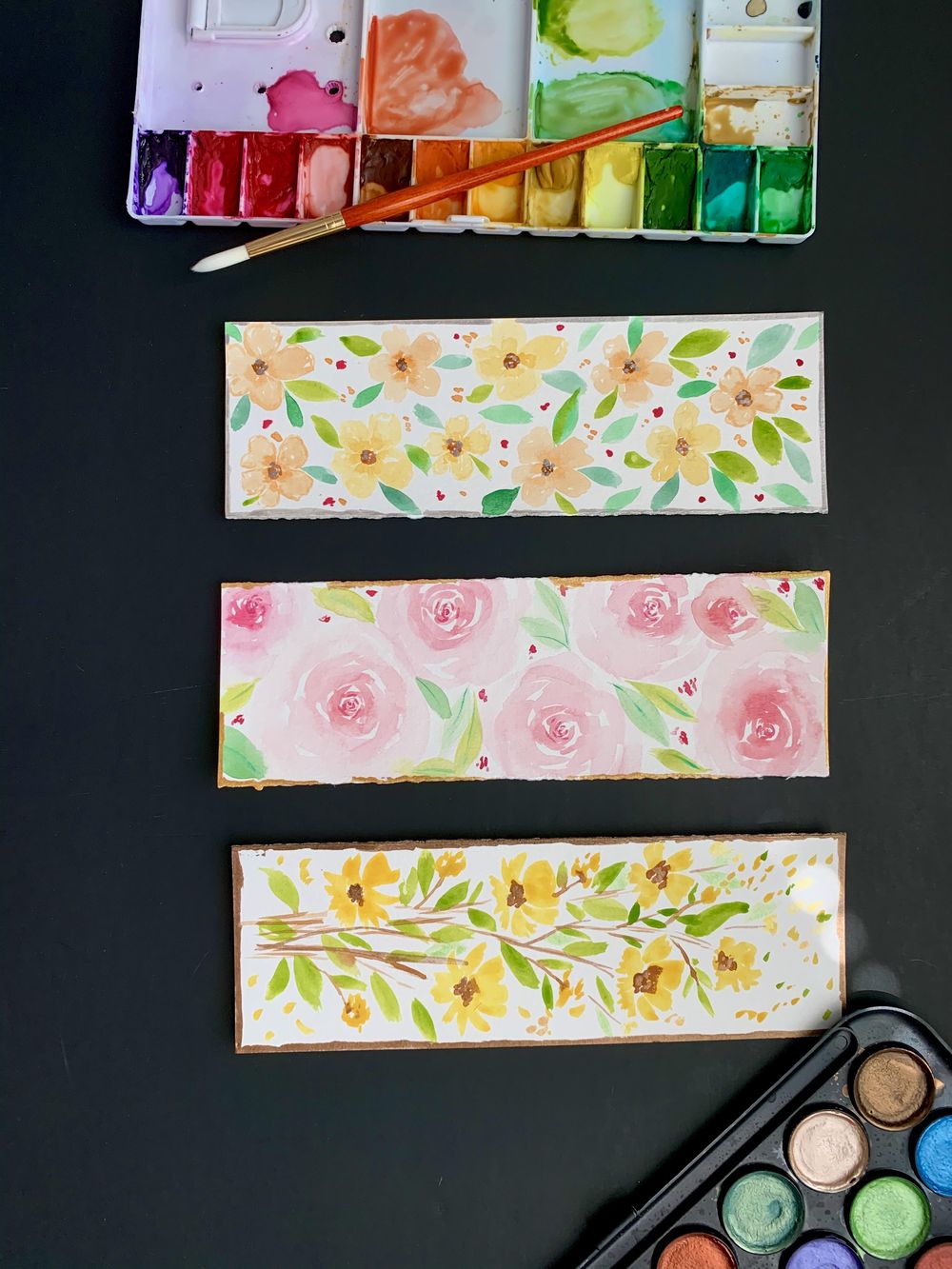 fun watercolor bookmarks - image 2 - student project
