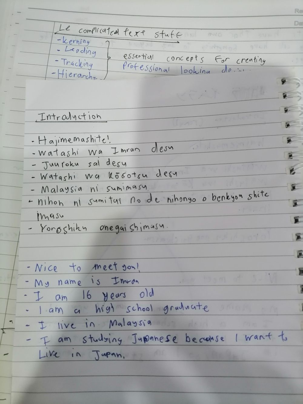 Imran Introduction - image 1 - student project