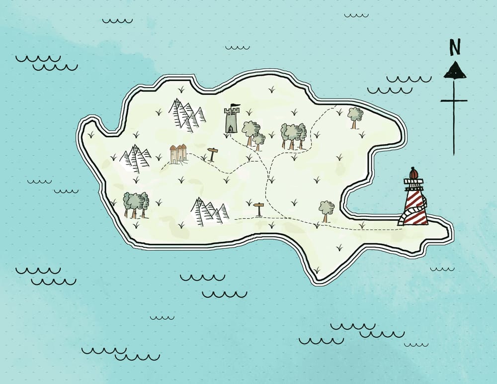 Island map - image 1 - student project