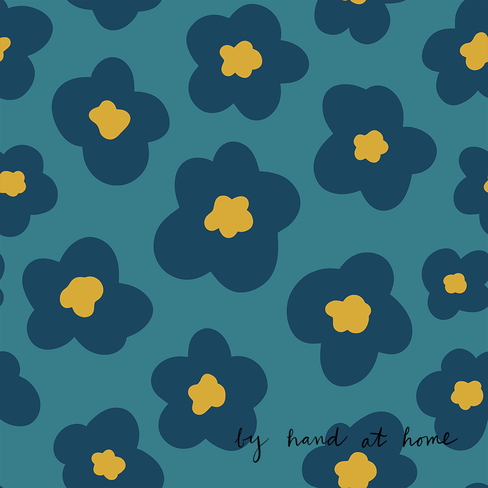 poppies on spoonflower - image 3 - student project