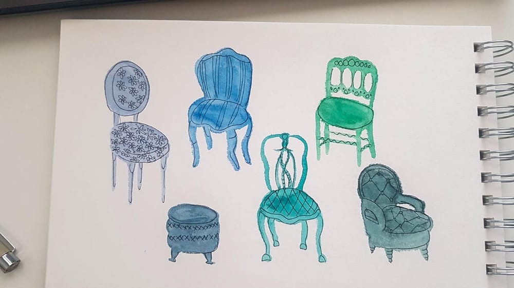 Vintage chairs - image 1 - student project
