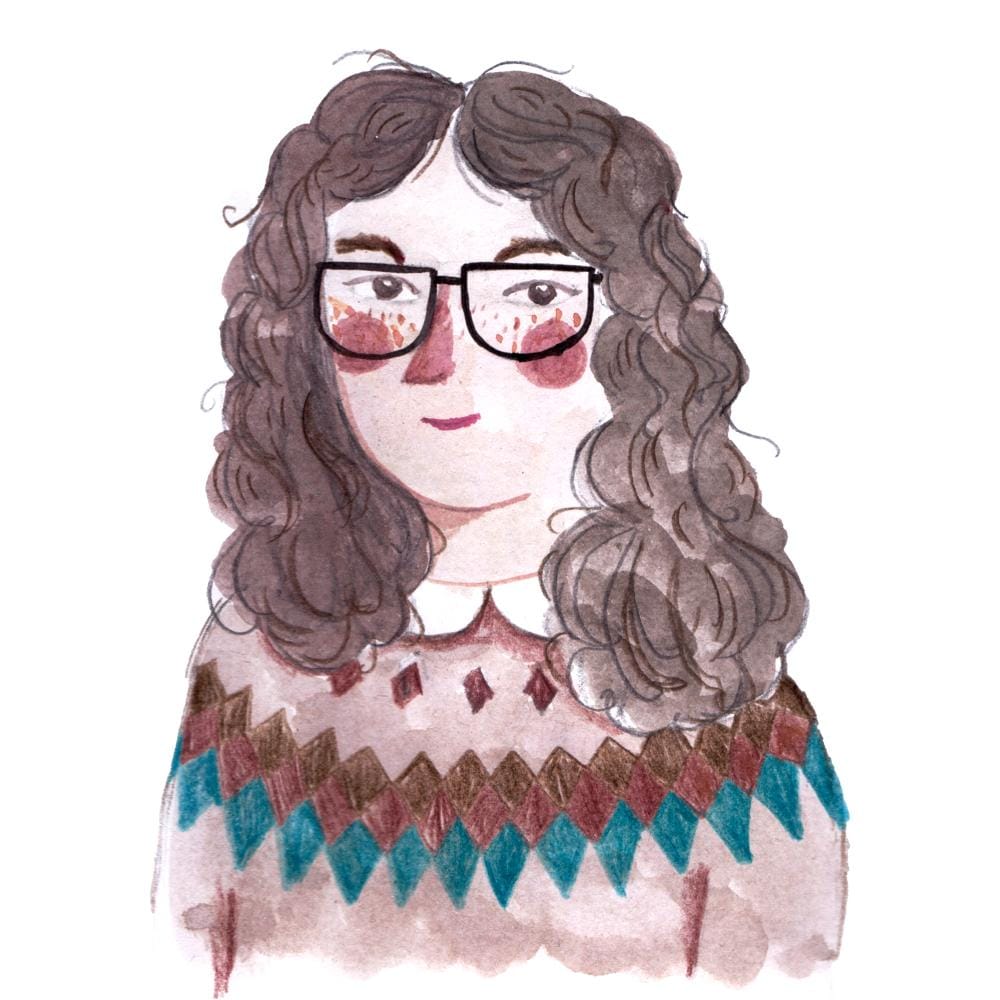 Gouache Self Portrait - image 1 - student project