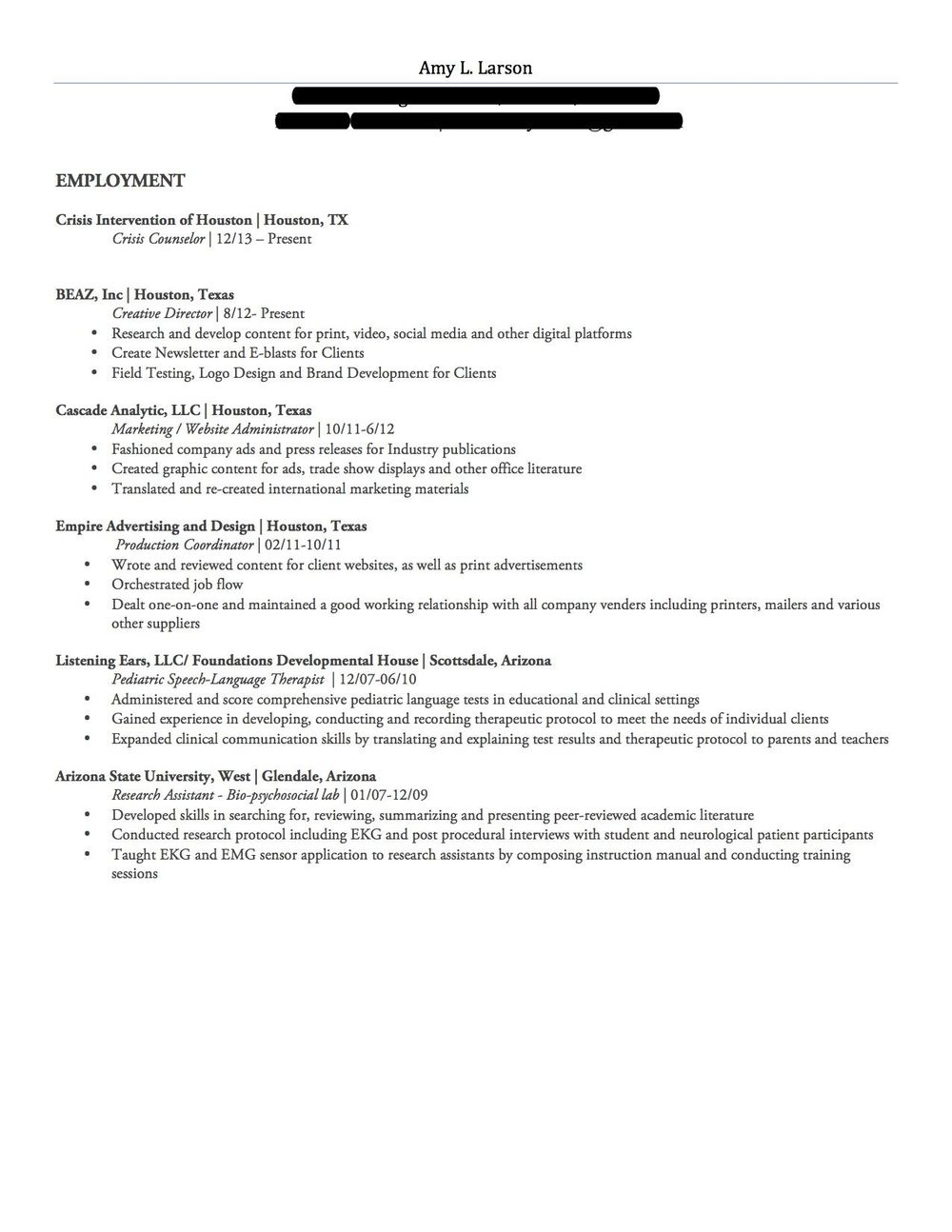 Resume Makeover! - image 1 - student project