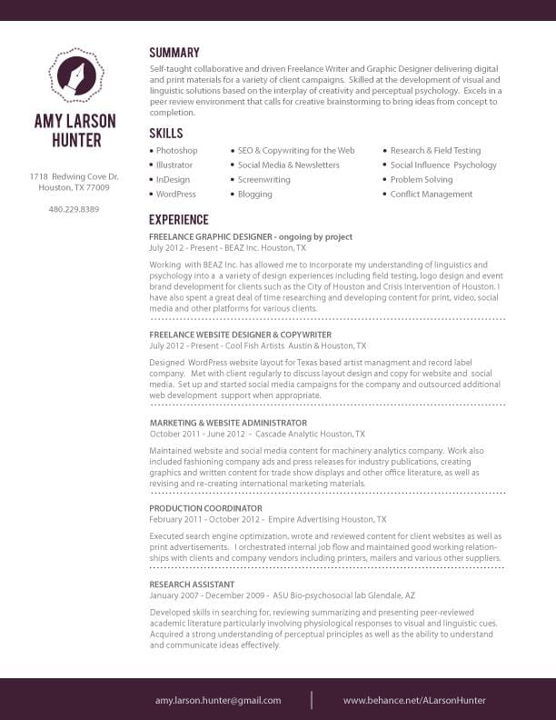 Resume Makeover! - image 2 - student project