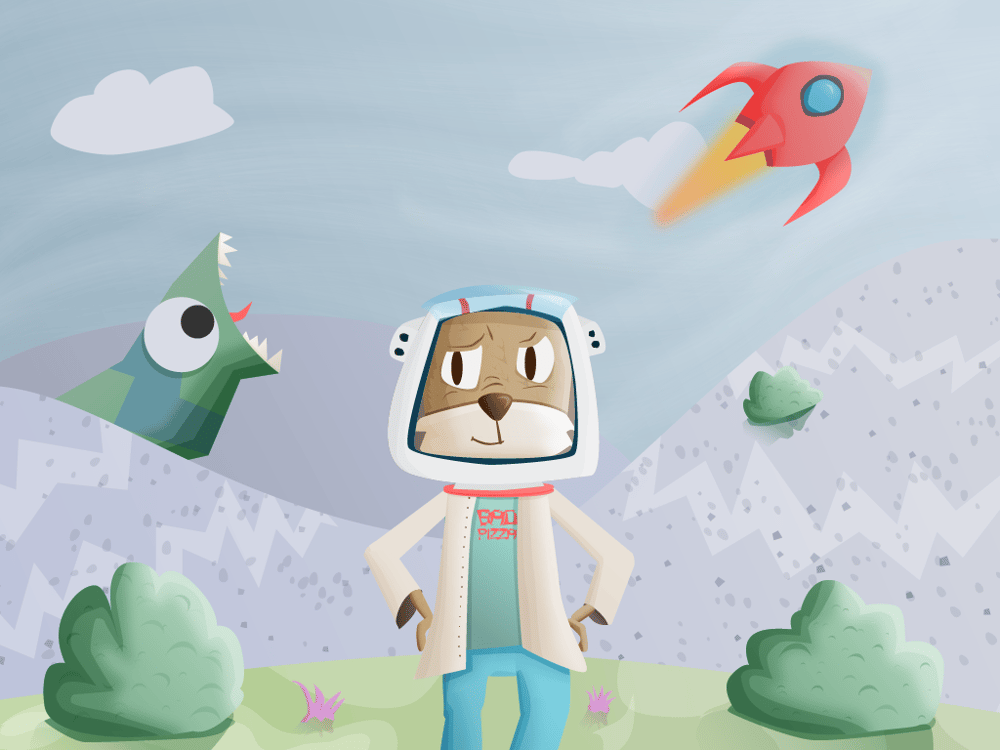 Astronaut Squirrel  - image 4 - student project