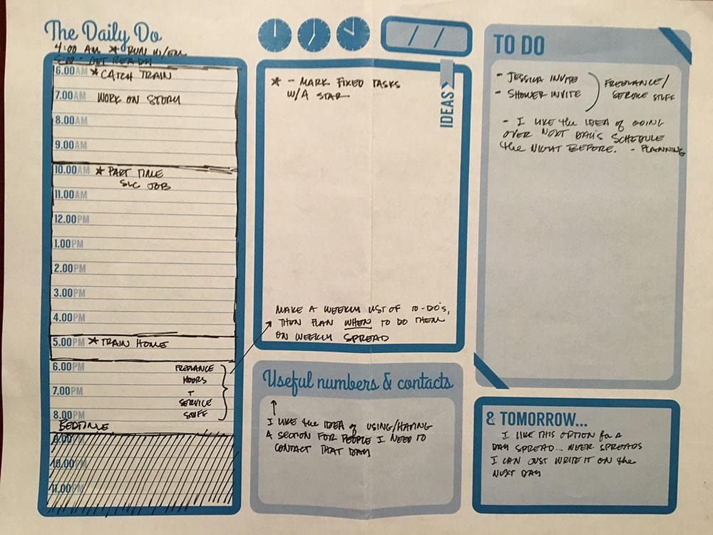 Daily & Weekly block - image 1 - student project