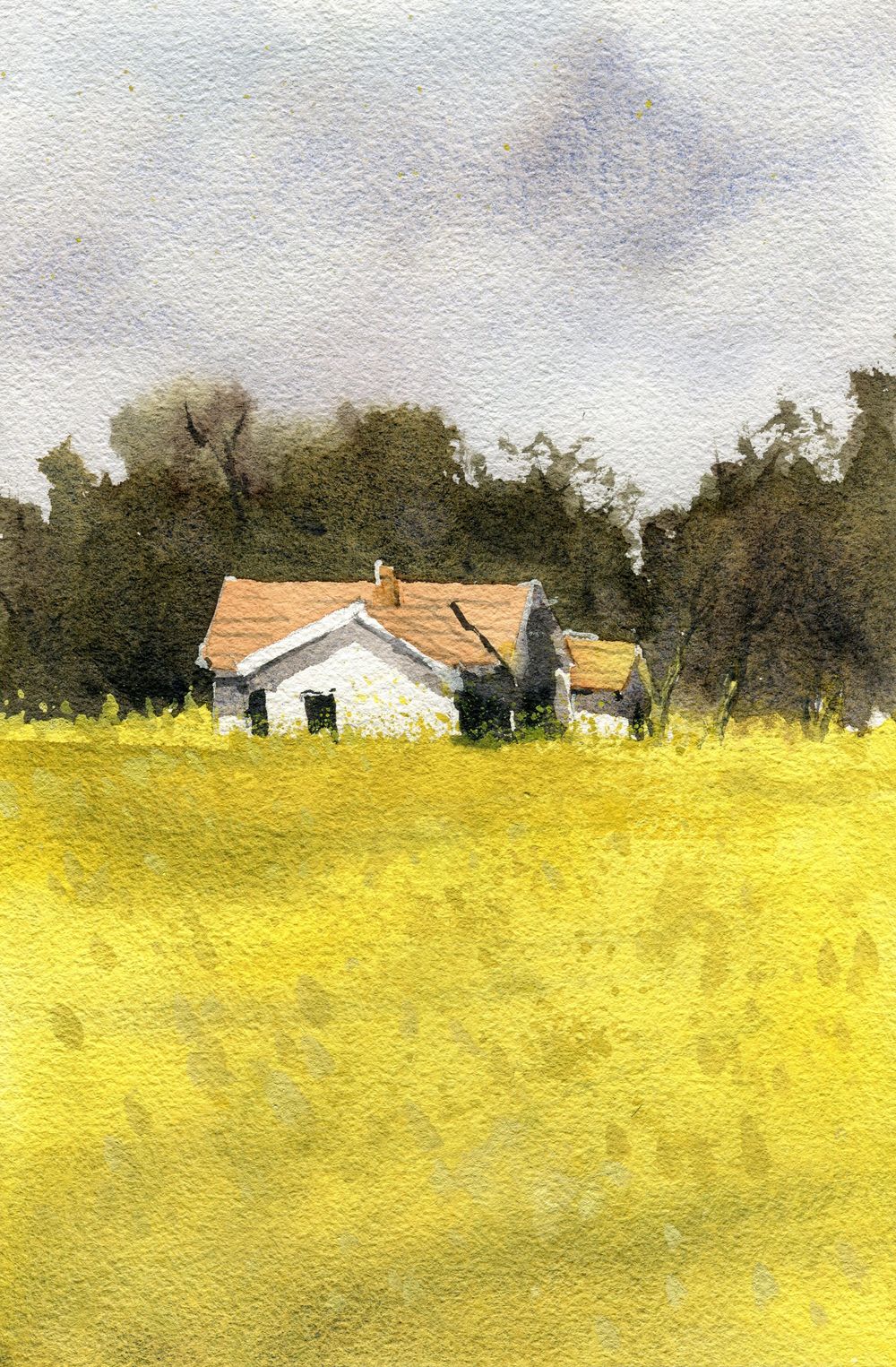 I painted these loose landscapes in under an hour! - image 3 - student project