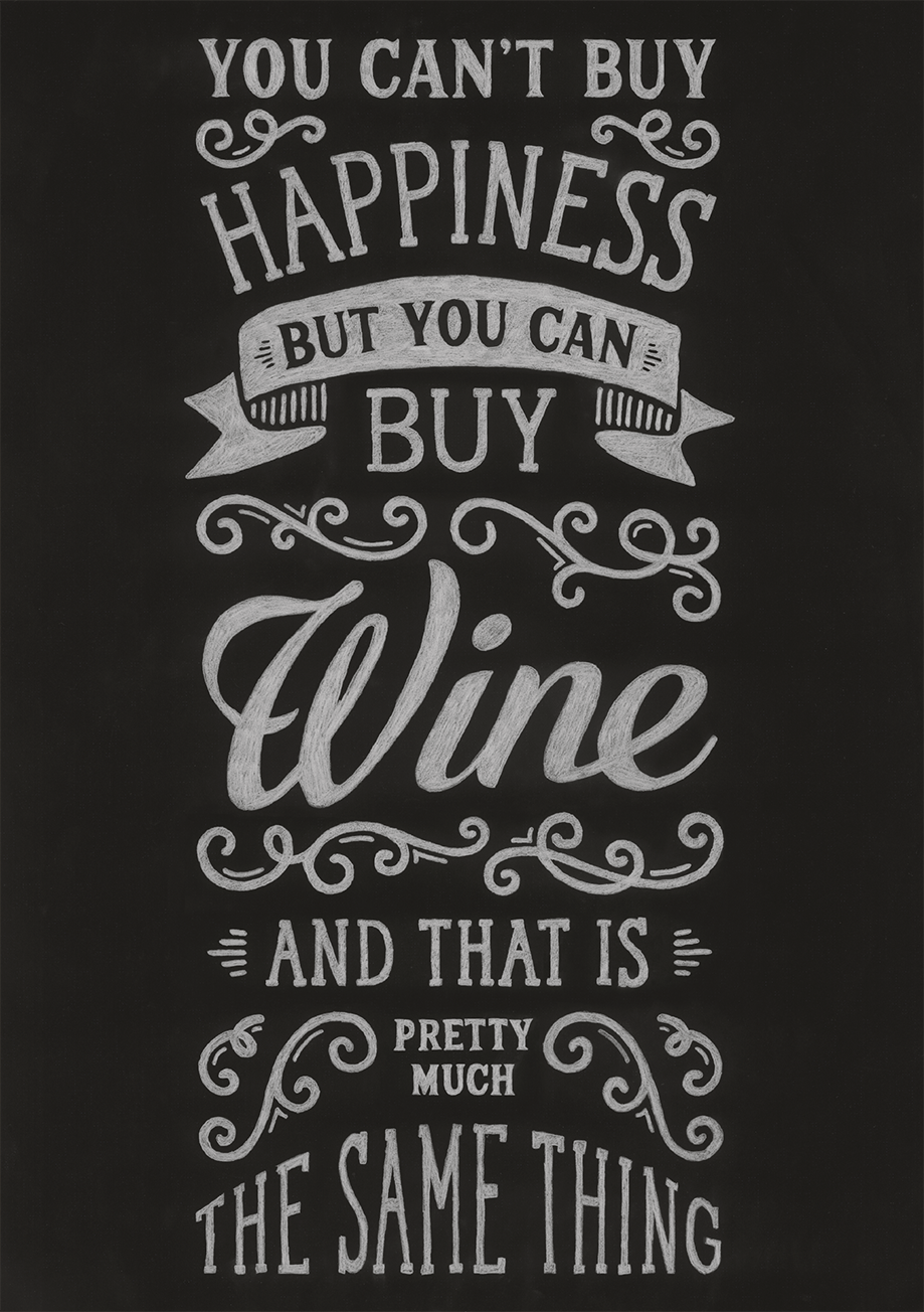 Happiness Chalkboard - image 1 - student project