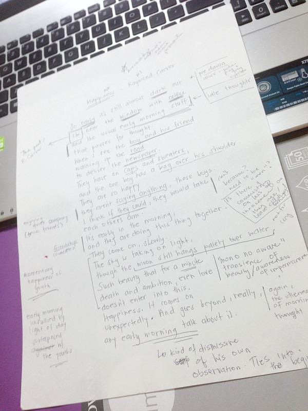 Happiness by Raymond Carver - image 1 - student project