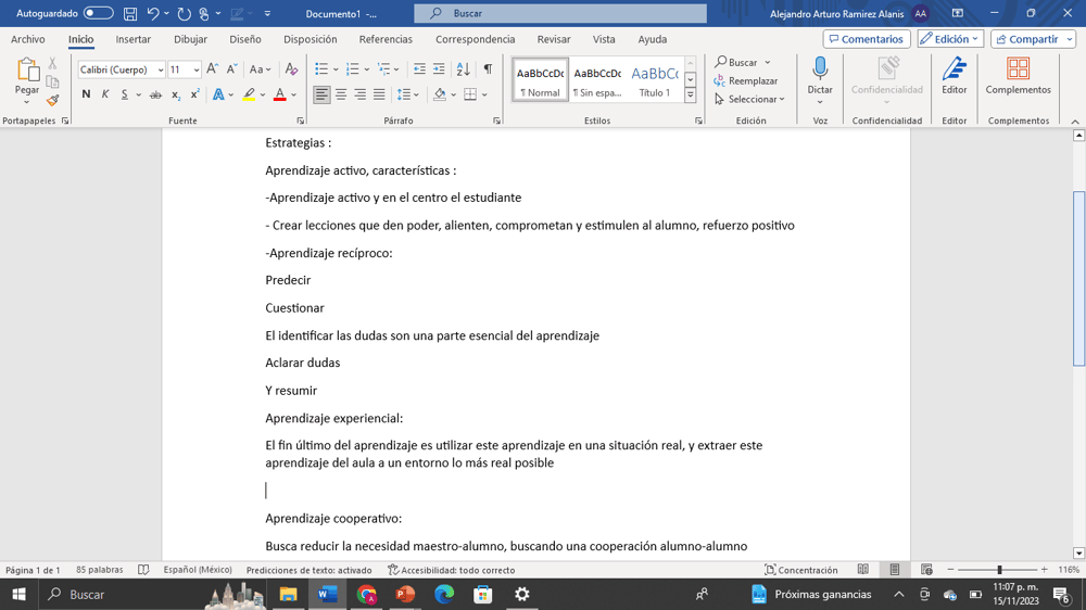 estrategias de aprendizaje - image 1 - student project