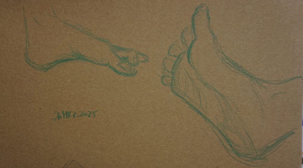 Drawing Feet - image 2 - student project