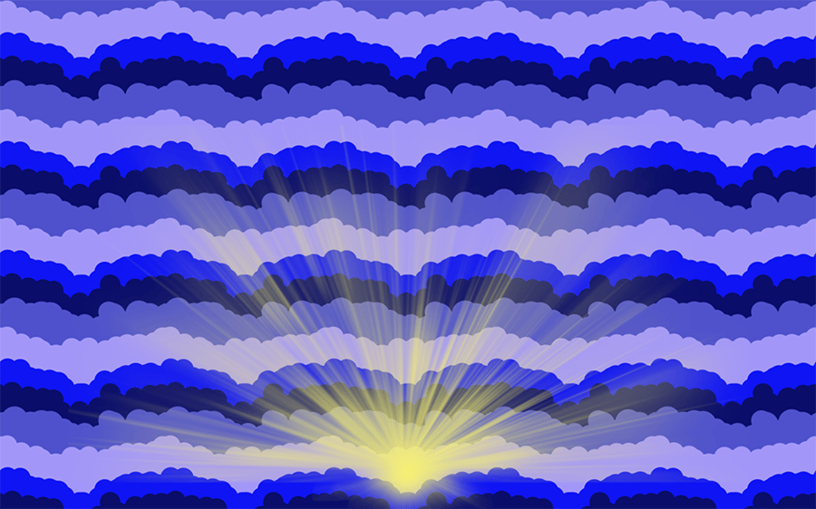Candy lines and sunshine clouds - image 2 - student project
