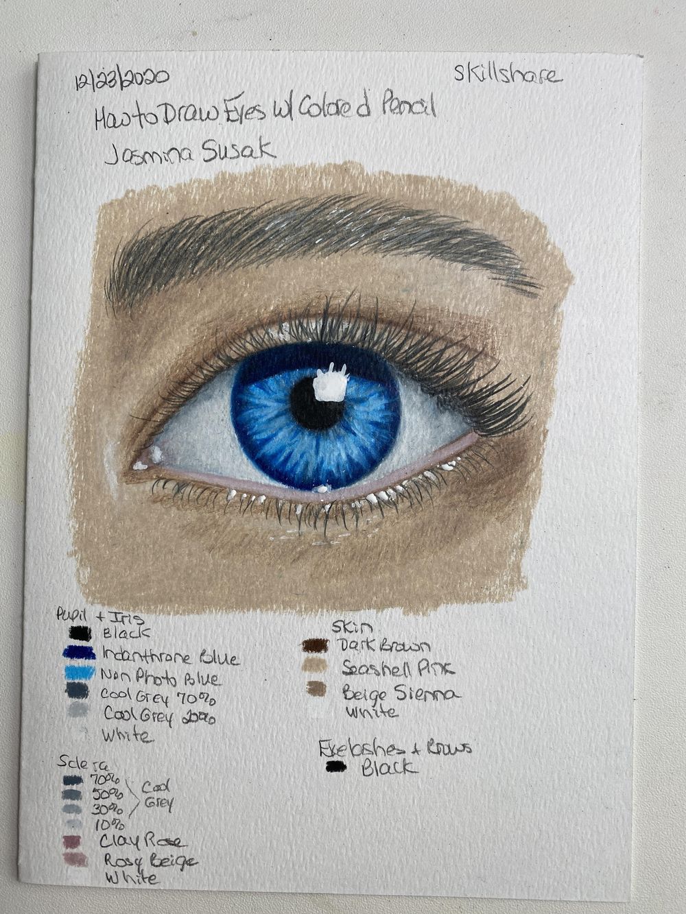 Blue Eye - updated to add brown eye - image 1 - student project