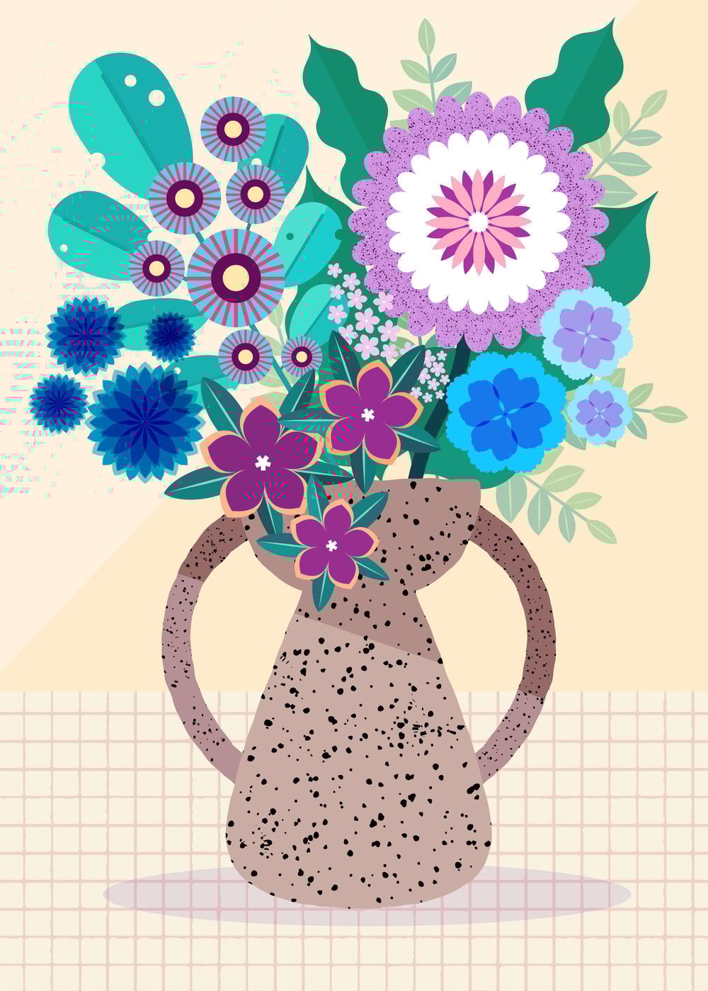 Vector Botanical Poster - image 2 - student project