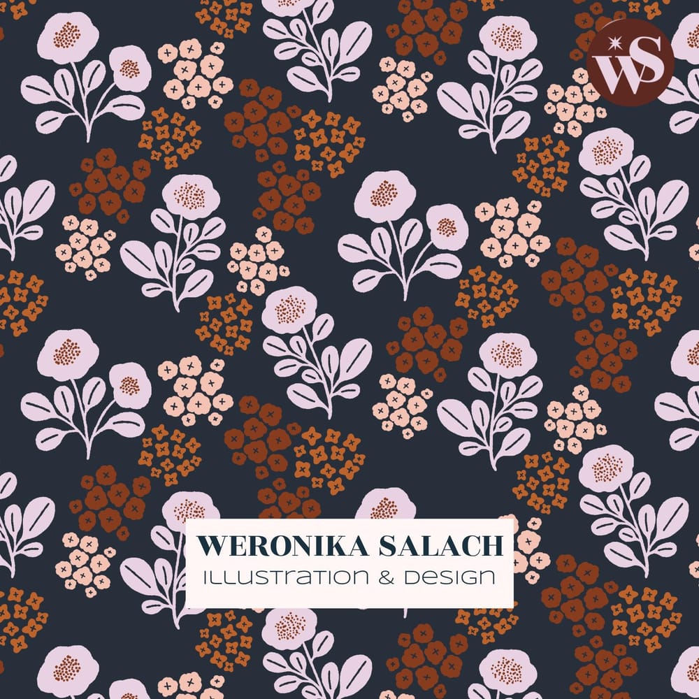 Affinity Designer Half-drop Pattern - image 2 - student project