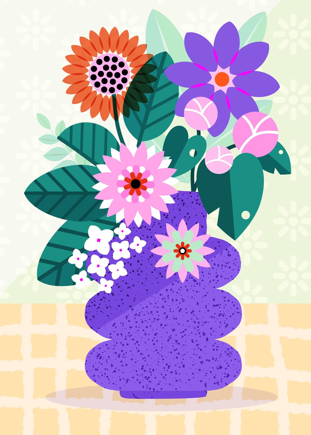 Vector Botanical Poster - image 1 - student project