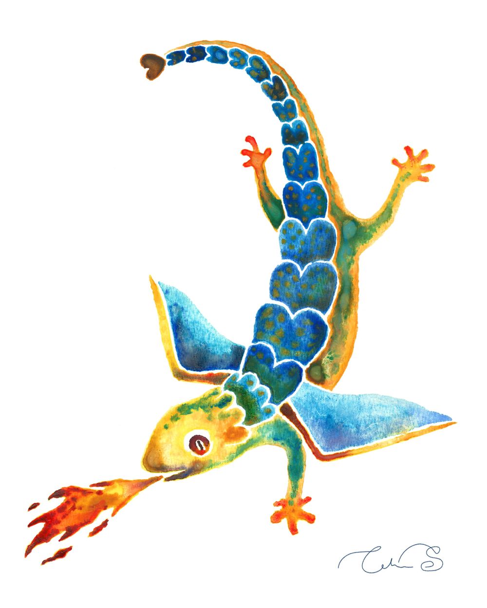 Watercolors with a modern twist - image 3 - student project