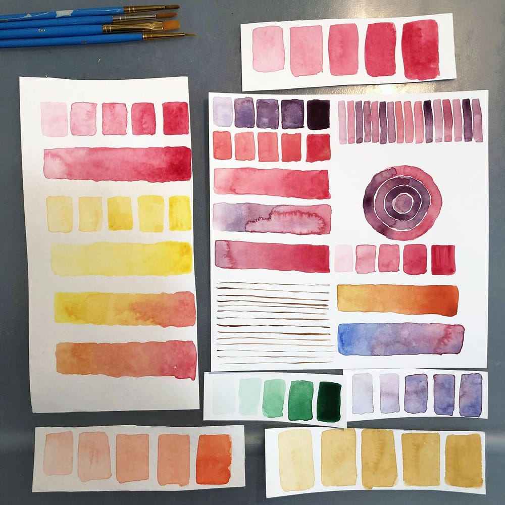 Watercolour Exercises - image 5 - student project