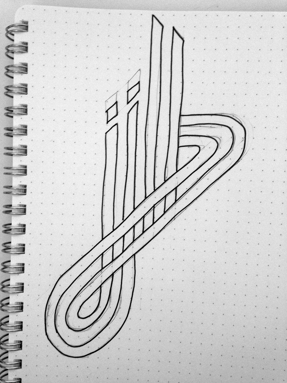 Letters "jb" and "S" Grid Logos - image 5 - student project