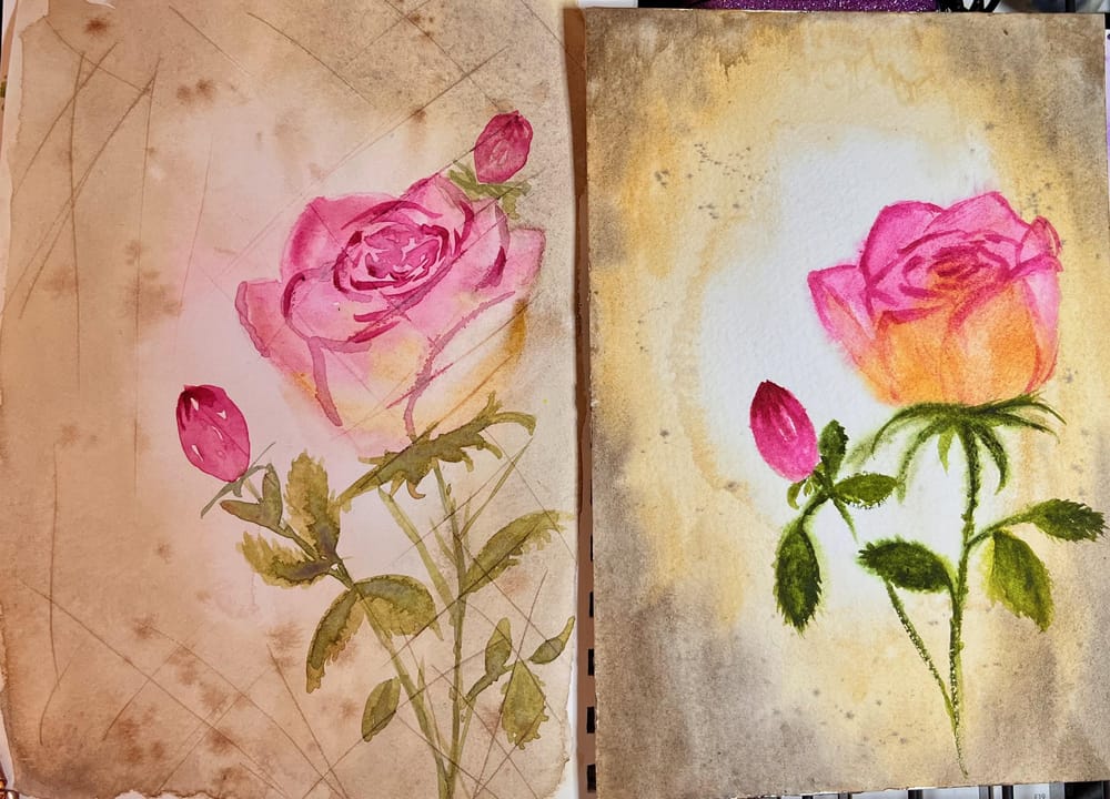 Roughs on mixed media paper - image 2 - student project