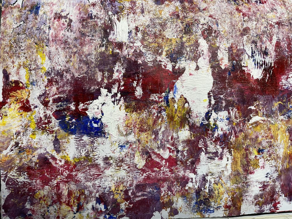 Leftover Paint Sketchbook Spreads and Collage Papers - image 6 - student project