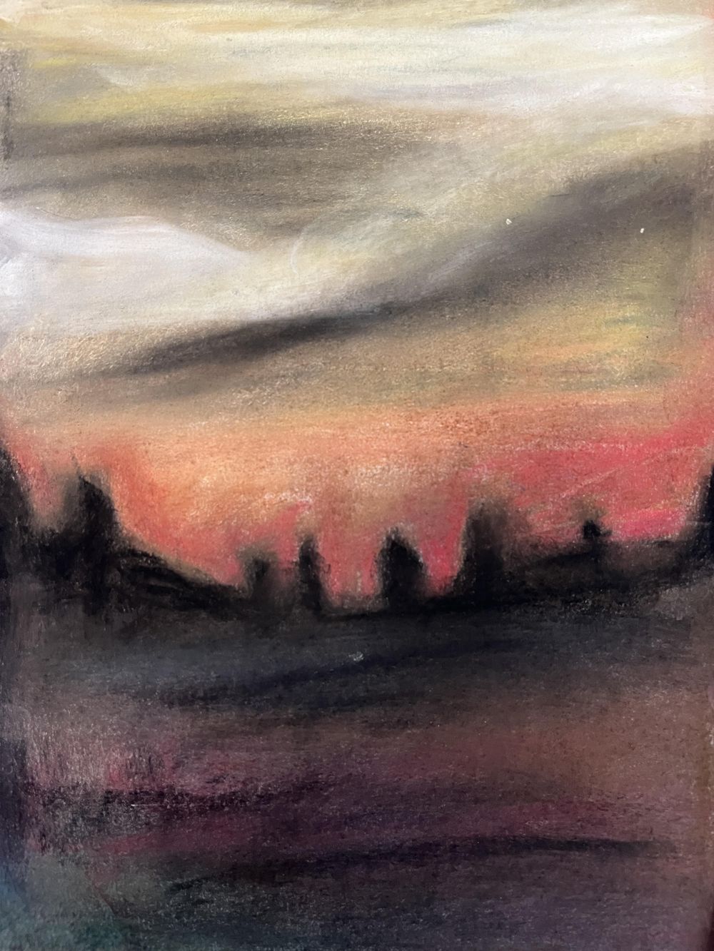 Edvard Munch Inspired Landscapes - image 2 - student project