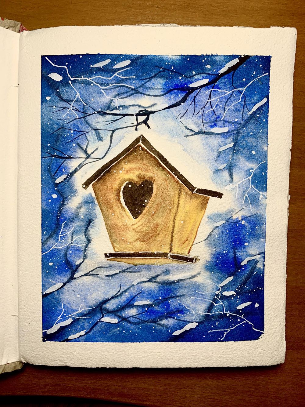 Sunday Painting Winter Holiday Cards - image 3 - student project
