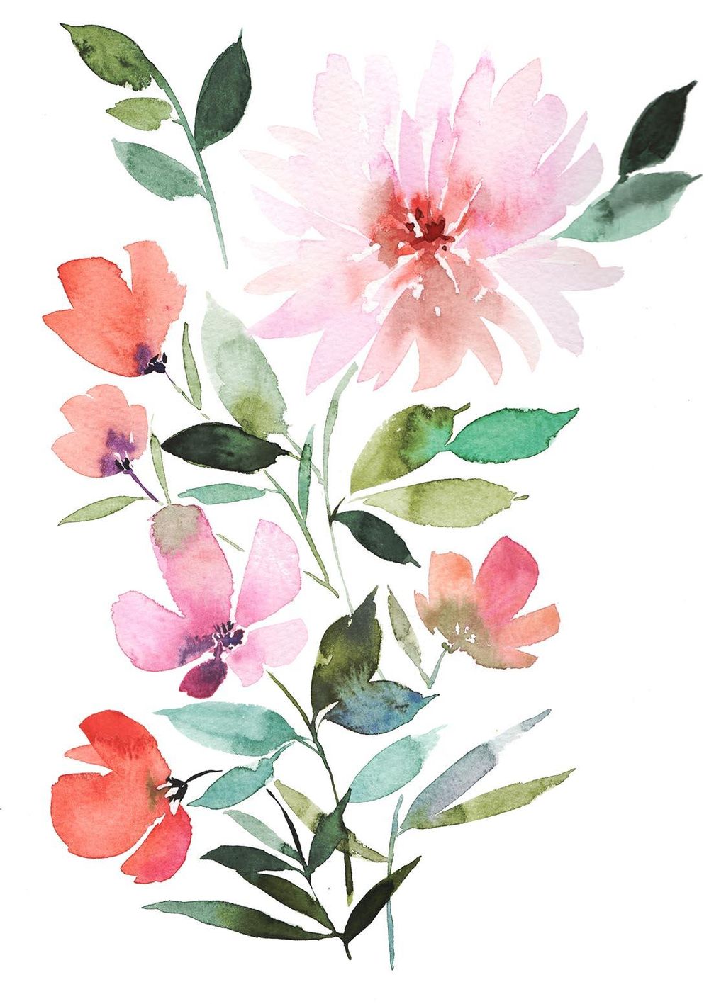 Intuitive Watercolour Florals - image 5 - student project