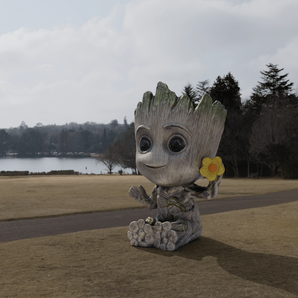 Groot on camera tracked footage - image 1 - student project