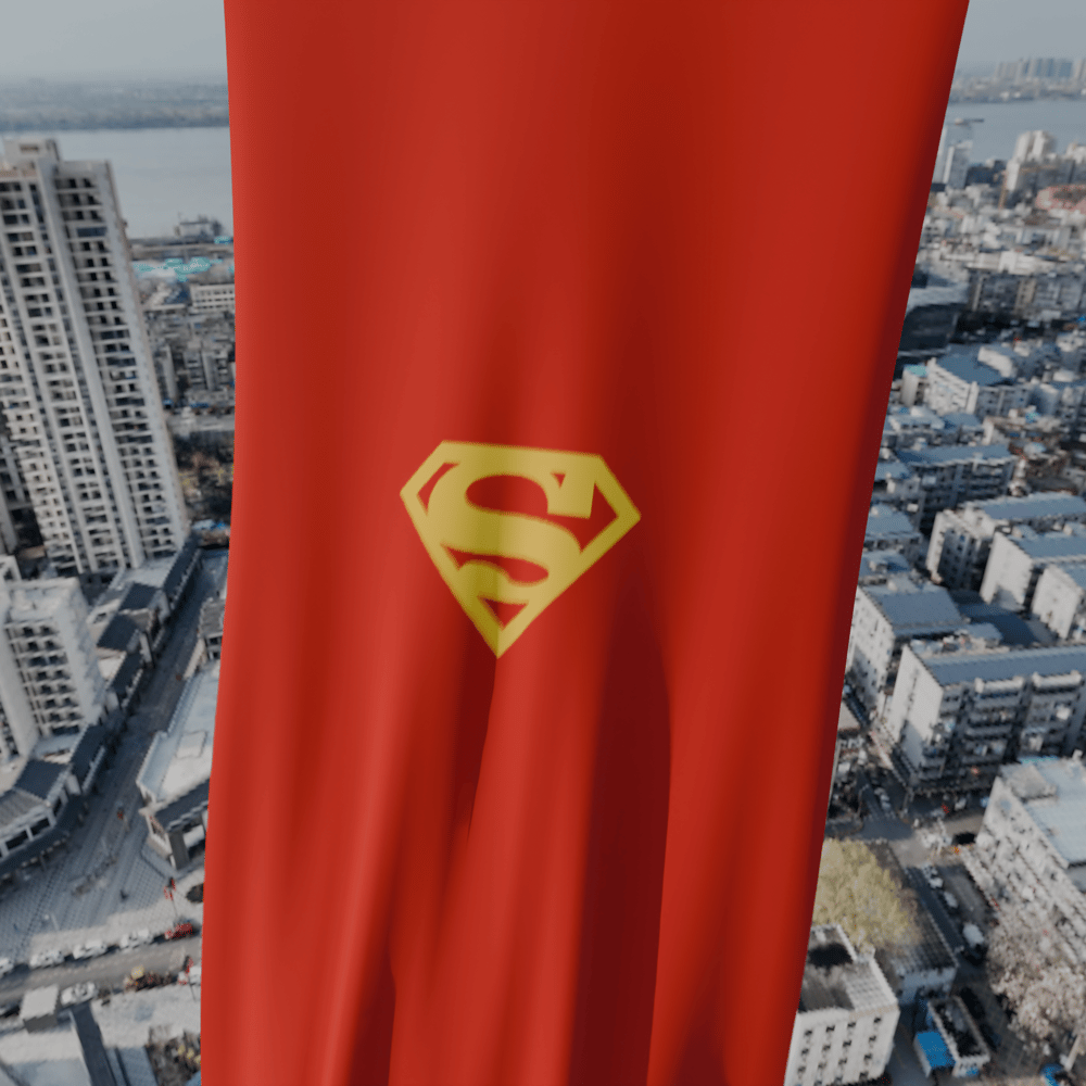 Superman Cape animation in Blender - image 1 - student project