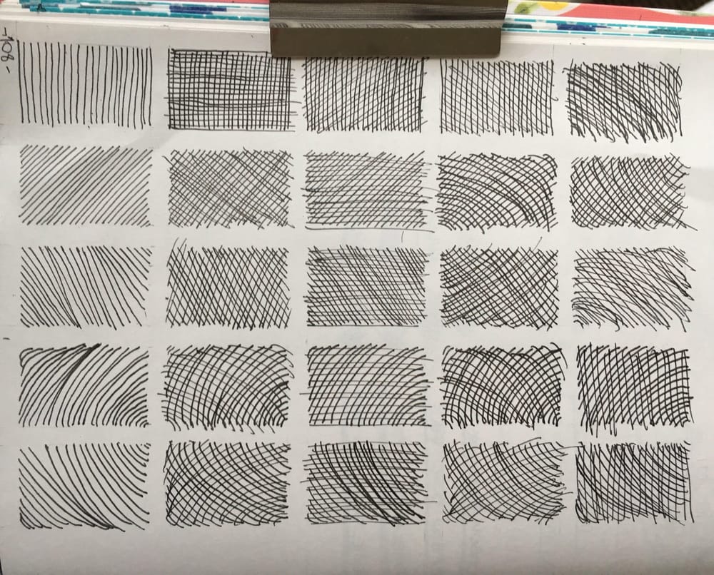 Hatching techniques study and workout - image 1 - student project