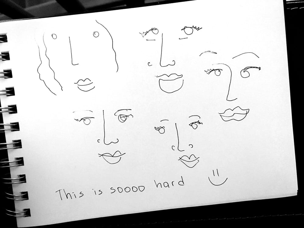 Selfie sketches - image 1 - student project
