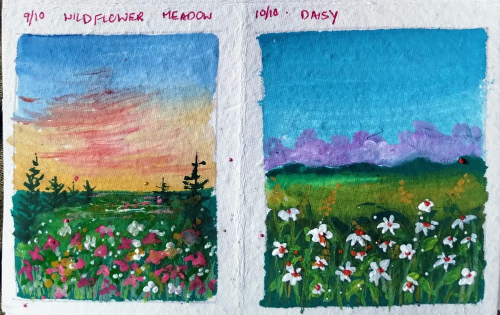 Meadow painting with Umashree - image 1 - student project