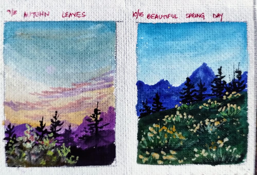 15 days gouache with Payal - image 1 - student project