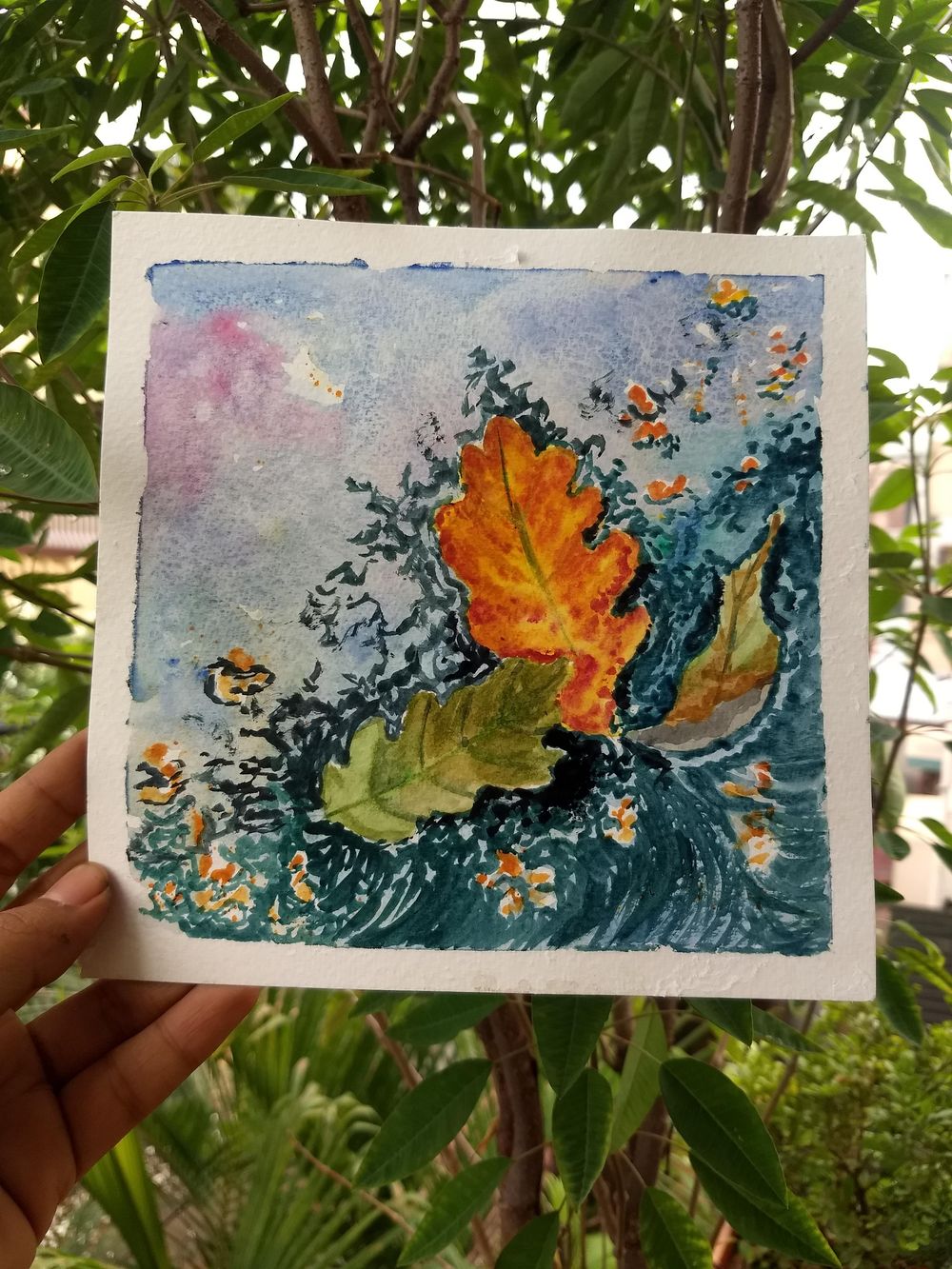 Autumn leaves in Watercolor with Bianca - image 1 - student project