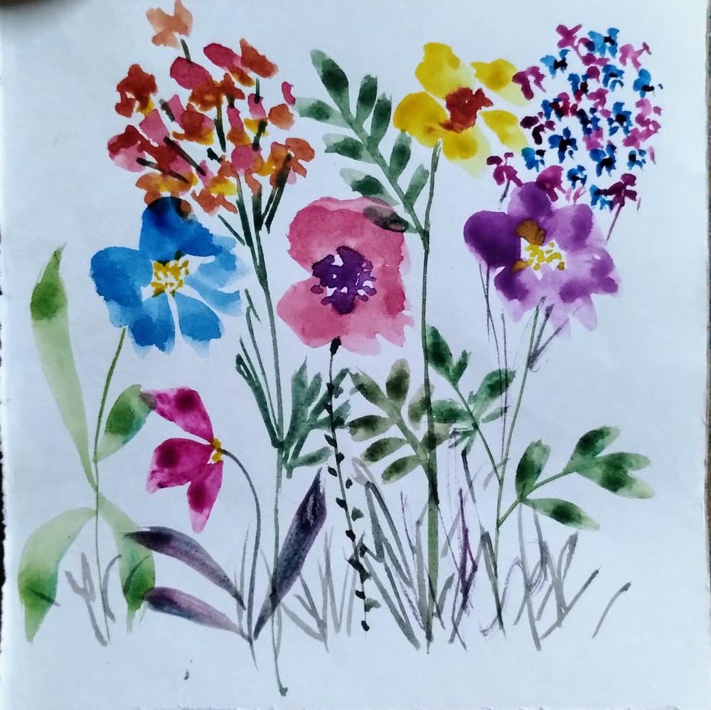 Watercolor brushes 101 with Nina - image 1 - student project
