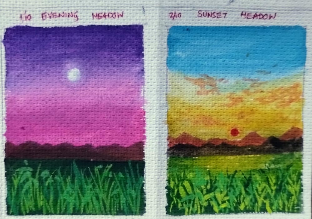 Meadow painting with Umashree - image 3 - student project