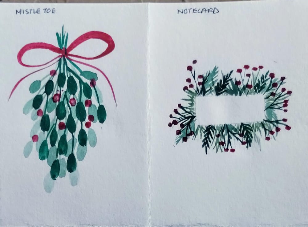 Watercolor gift tags with Jenny - image 3 - student project