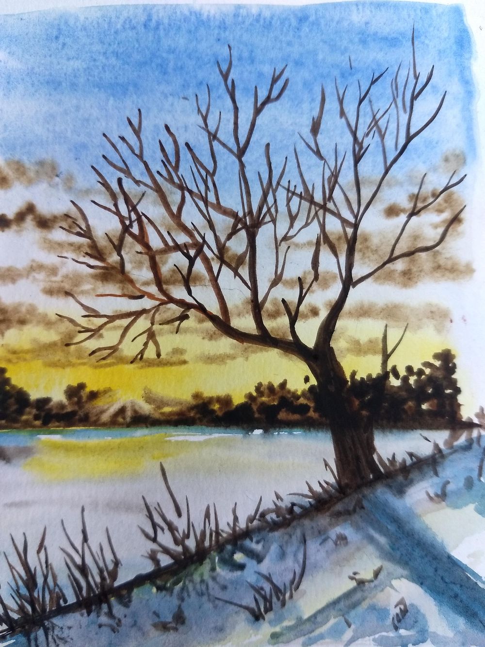 Winter landscape with Payal - image 4 - student project