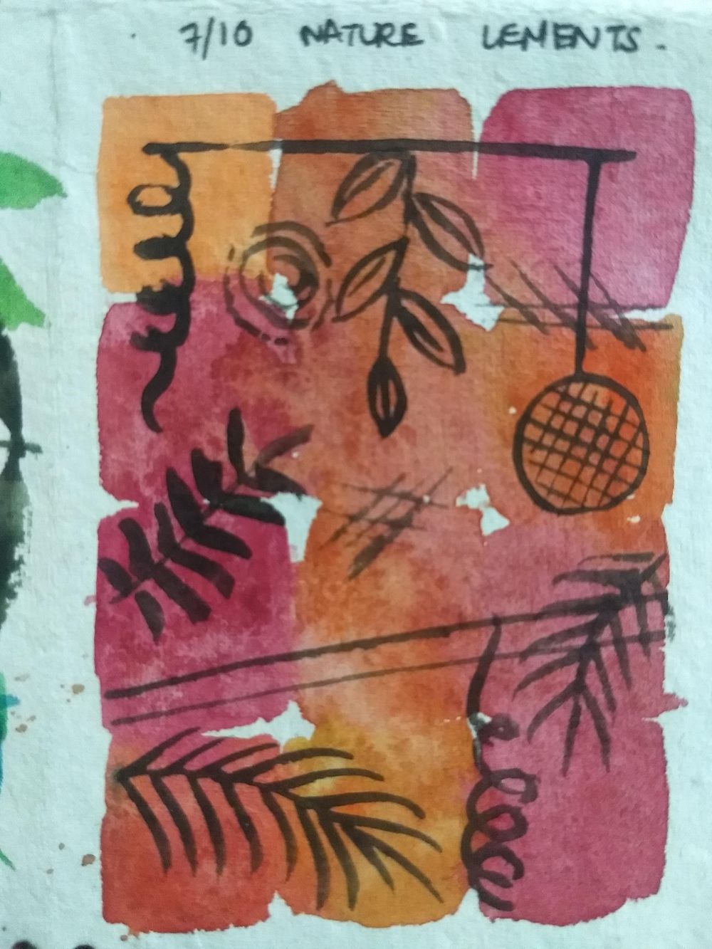 Repetitive watercolor patterns with Umashree - image 5 - student project