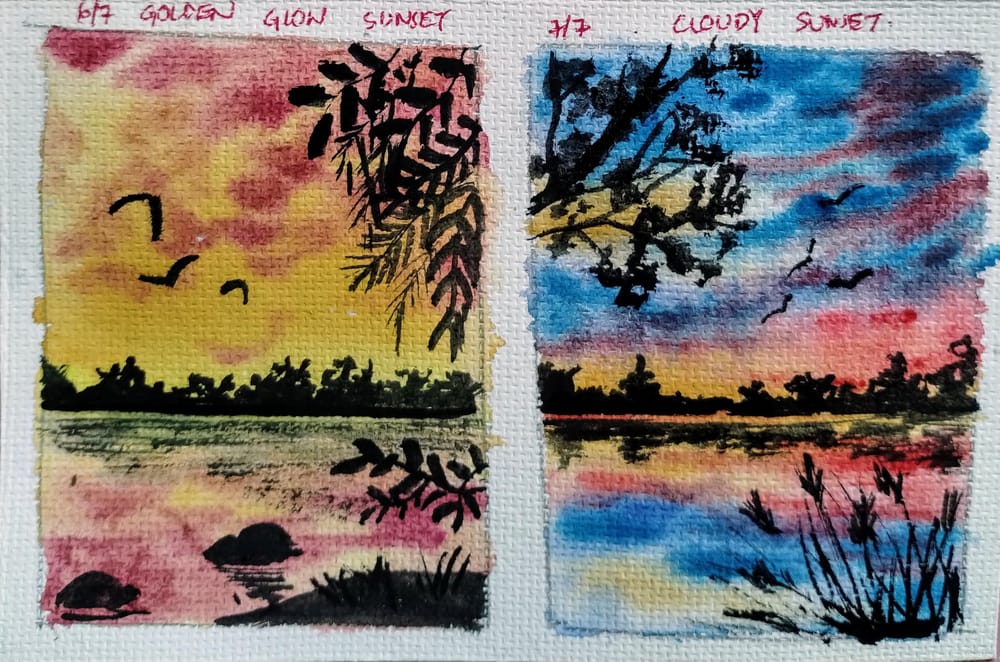 Sunset and silhouette with Shanan - image 1 - student project