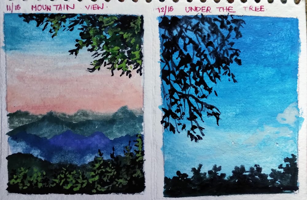 15 days gouache with Payal - image 2 - student project