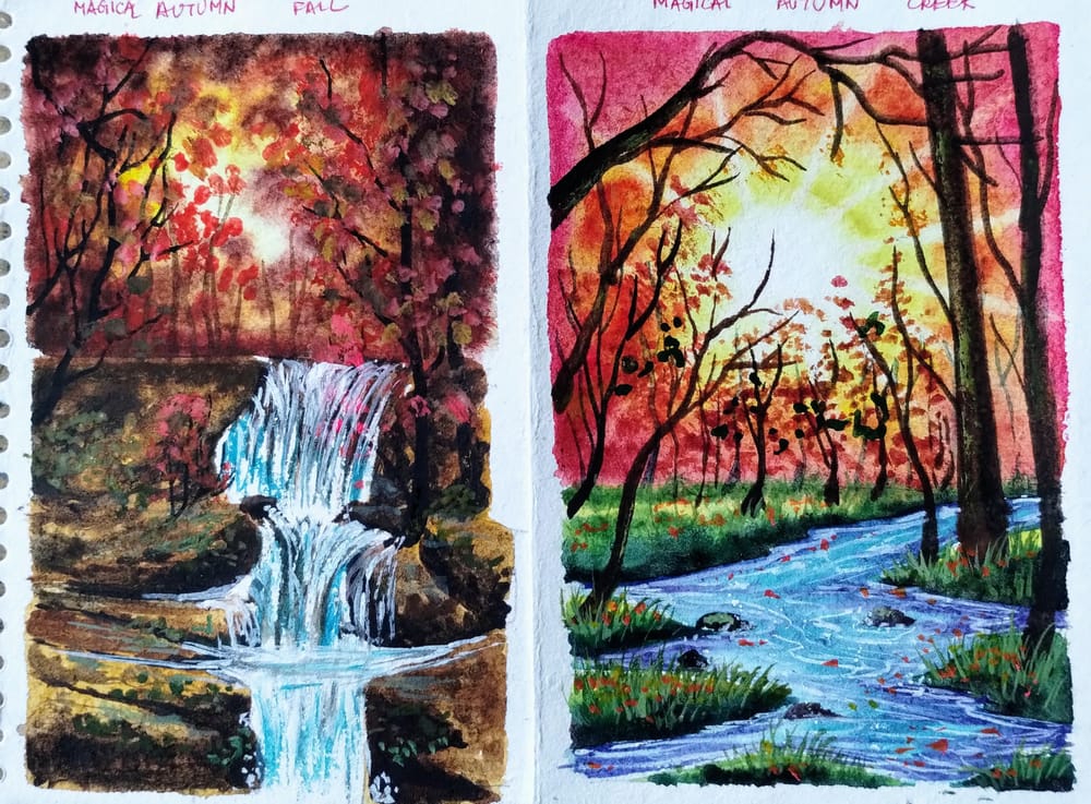 Magical autumn landscape with Nilam - image 1 - student project