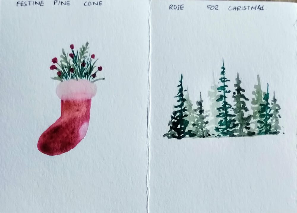 Watercolor gift tags with Jenny - image 5 - student project